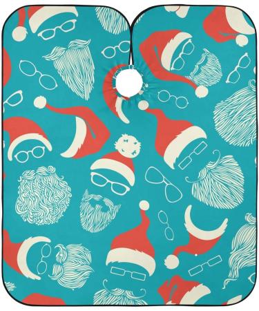 Waterproof Barber Cape - Santa Hats Moustaches Beards & Cheetah Design Hair Cutting Bib for Men & Women | International Shipping - Buy Online on GoSupps.com