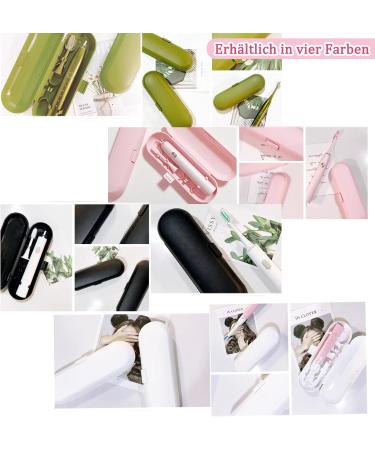 Premium Electric Toothbrush Travel Case - 4 Pack Portable & Durable for Camping School & Outdoor Use - 4 Colors Perfect Size 21.5 x 8.0 x 4.5 cm - Buy Online on GoSupps.com