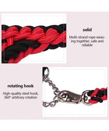 Durable Nylon Dog Collar and Leash Set | Heavy Duty Braided Training Leash for Small, Medium, Large Dogs - Purple - Buy Online on GoSupps.com