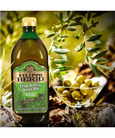 Filippo Berio Extra Virgin Olive Oil 50.7oz rPET Bottle - 100% Pure EVOO for Cooking & Salad Dressing - Buy Online on GoSupps.com
