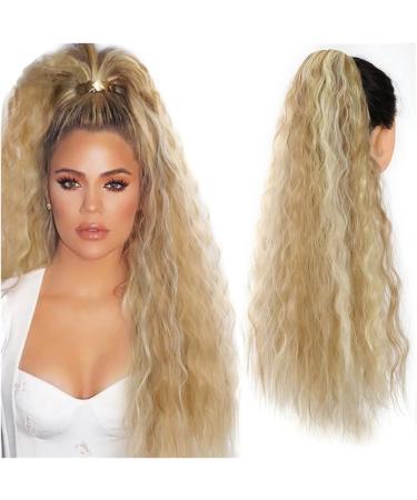 Hair Extensions 24" Long Curly With Drawstring Puff Ponytail Hair Extension Synthetic Ponytail Hair Clip Bun for Women's Everyday Use Hair Pieces For Women (Color : 06 Size : 24 inch) 24 inch 06 - Buy Online on GoSupps.com