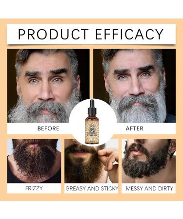 Men's Beard Oil 30ml Nourishing and Soft Fast-Absorbing Care and Styling Solution for a Smooth Beard For Dad Grandad Husband Beard Lovers Family Friends Adults - Buy Online on GoSupps.com