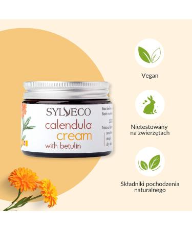 Calendula & Birch Moisturising Cream with Betulin | Nourishing Skin Hydration | International Shipping Available - Buy Online on GoSupps.com