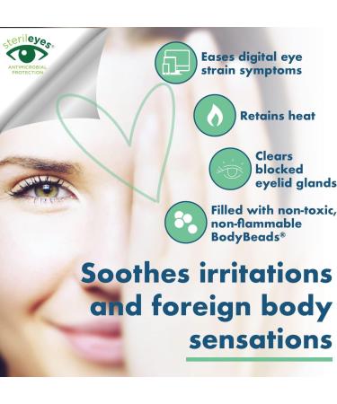 Antibacterial Hot Eye Compress for Dry Eye, Blepharitis & MGD - Microwave Safe - Buy Online on GoSupps.com