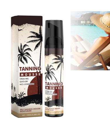 Self-tanning bronzer essence sunless tanner essence self-tanning body and face tanning cream for solarium and outdoors tanning cream solarium face tanning essence