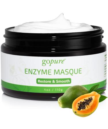 goPure Enzyme Facial Mask - Smooth and Exfoliate the Look of Skin  4oz.