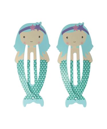 Solida Kids Hair Clips Click-Clack Mermaid turquoise 2 pieces
