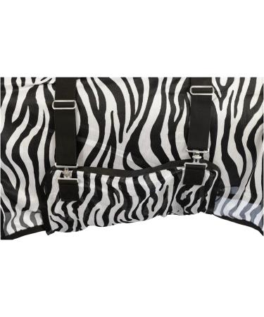 Buy Marengos Zebra Flying Ceiling Breathable Eczema Protection Insect Defense Outdoor Horse Blanket 95cm in White/Black - Buy Online on GoSupps.com