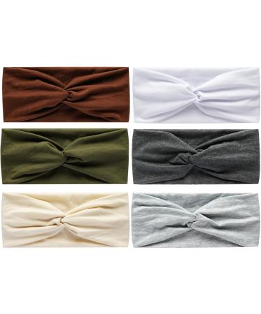 Elastic Soft Headbands For Women Vintage Headwraps Fashion Cross Knot Hair Scarf Hair Accessories (UNIQUE) - Buy Online on GoSupps.com