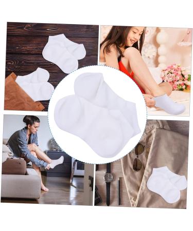 Beavorty 3 Pairs Protective Socks Foot Lotion Socks Sanitary Disposal Bags Foot Moisturizer Socks Hard Skin Repair Socks High Heels for Women Moisture Cream Sole of Foot Sebs White Women's - Buy Online on GoSupps.com