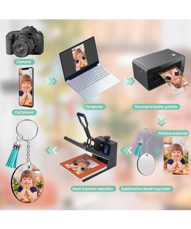 200 PCS Sublimation Blanks Keychains Bulk Set for DIY Craft Making - Buy Online on GoSupps.com