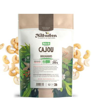 Plan te au Naturel Organic Cashew Nuts 250g - Peeled - Unsalted - Unroasted