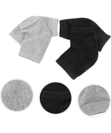 Beavorty 2 Pairs Gel Heel Socks Cracked feet Socks Night Socks for Cracked Heels Gel moisturising Socks Skin Moisturizing Socks Rough Skin Socks Men and Women Cotton Open Toe Socks to Sleep - Buy Online on GoSupps.com