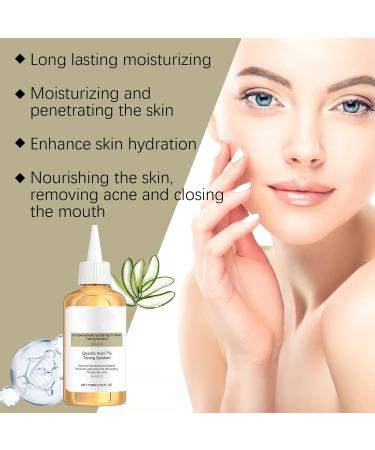 Glycolic Acid 7% Toning Resurfacing Solution - 100ML Glycolic Acid Toner - Skincare Hyaluronic Acid Serum - Hydrating Toner for Face - for Blemishes And Acne Prevents Skin Aging Strengthen Your Skin - Buy Online on GoSupps.com