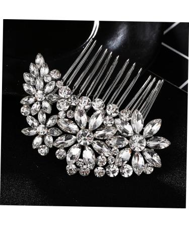 Ipetboom Pearl Wedding Veils Crystal Headpiece Bridal Headpiece Bridal Veil Wedding Hair Clip Rhinestone Hair Clip Bridal Hair Clip Rhinestone Headpiece Tiara Alloy Comb Bride - Buy Online on GoSupps.com