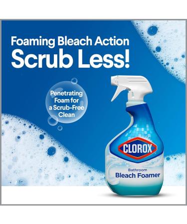 Powerful Bathroom Cleaner Spray - Towel + 2 Disinfecting Bleach Foamers 30oz | Stain Remover for Shower Tub Tile Toilet - International Shipping Available - Buy Online on GoSupps.com