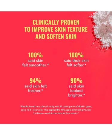 Good Molecules Pineapple Exfoliating Powder | Gentle Facial Scrub with Enzymes | Anti-Aging Alcohol-Free Skincare for Radiant Skin - Buy Online on GoSupps.com