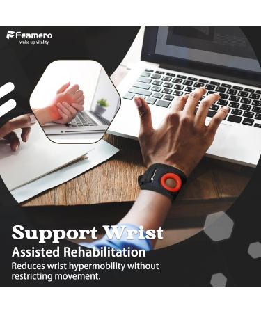 Buy TFCC Wrist Brace - Ulnar Wrist Support with Compression Ring Pad for Pain Relief & Stability (S/M) - Ideal for TFCC Tear & DRUJ Instability - Buy Online on GoSupps.com