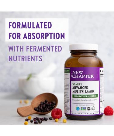 New Chapter Women's Advanced Multivitamin - 72 Vegetarian Tablets for Optimal Health - Buy Online on GoSupps.com