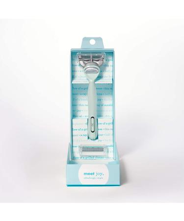 Joy Teal Razor with 2 Cartridges - Smooth Shave Experience - Buy Online on GoSupps.com