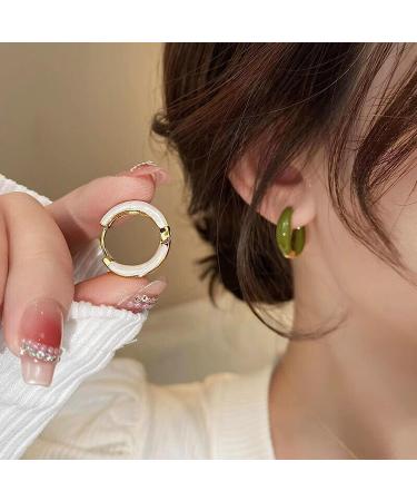 Ear Acupressure Slimming Ear Cuff Wulmx Ear Acupressure Ear Cuff Lymphatic Magnetotherapy Earrings Acupressure Slimming Ear Cuff for Women (2 Pairs-D) - Buy Online on GoSupps.com