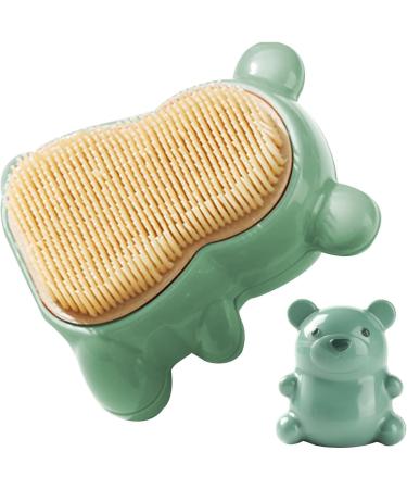 Eventerde Nail Cleaning Brush Bear Nail Brush Adorable Bear Scrubber with Soft Stiff Bristles - Easy to Grip Nail Brush with Gentle Bristles for Cleaning Men's Fingernails Green - Buy Online on GoSupps.com
