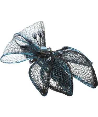 Beaupretty Blue Hair Clips butterfly clip bow clips party fascinators high ponytail clip bows barrette bridal clip clips barrettes spring clip copper wire vintage Decor - Buy Online on GoSupps.com