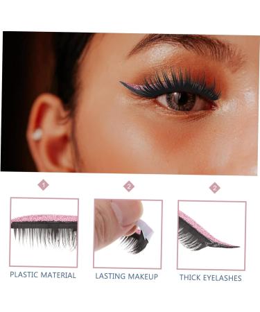 Didiseaon 8 Pairs colorful stickers shiny eyeliner stickers double eyelid bar - Buy Online on GoSupps.com