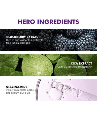 Conscious Chemist Niacinamide Face Wash | 100ml | Pore Refining Brightening Cleanser for Women & Men with BlueBerry & AcaiBerry Extracts Bright Clear Skin Cruelty Free All Skin Type - Berry Bright - Buy Online on GoSupps.com