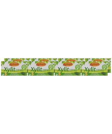 Birkengold Xylitol Chewing Gum Green Mint - Sugar-Free Vegan Dental Care - Pack of 8 - 70% Xylitol No Titanium Dioxide - Buy Online on GoSupps.com