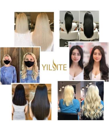 Yilite Tape Extensions - Real Hair Medium Brown 60cm | 20 Pieces 50g Invisible Silky Straight Skin Weft Extensions - Buy Online on GoSupps.com