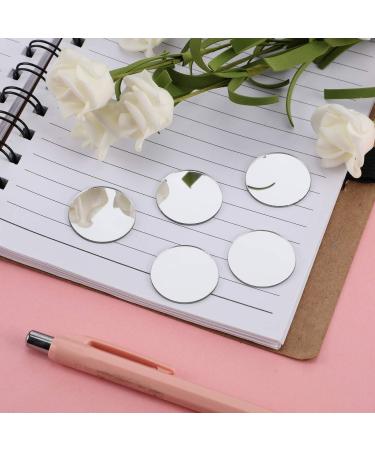 100 Pack 1 Inch Mini Acrylic Round Mirror Adhesive Circles for Crafts & DIY Projects - Buy Online on GoSupps.com
