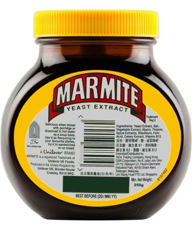 Unilever UK Marmite Yeast Extract Original 3 x 250 g 750 g spicy filling yeast extract - Buy Online on GoSupps.com