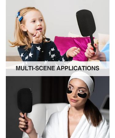 MIROTICS Black Hairdressing Hand Mirror with Handle - Pack of 1 - Buy Online on GoSupps.com