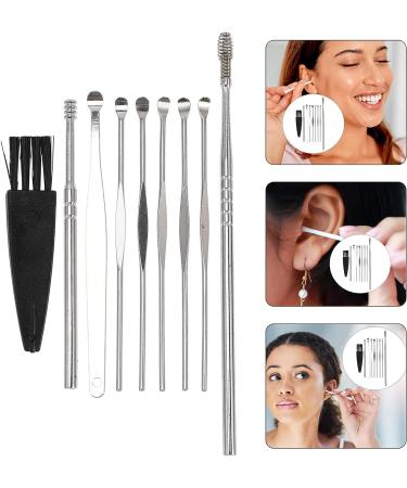 iplusmile Ear Wax Removal Kit - Stainless Steel 3 Sets Ear Pick & Earwax Removal Tools with Brush and Box - Buy Online on GoSupps.com
