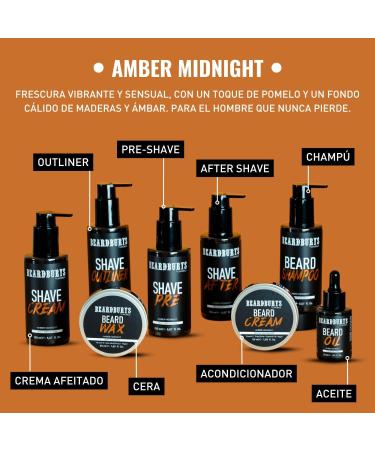  BY CAROBELS BEARDBURYS Beardburys Vegan Beard Oil for Men | Men's beard care with jojoba oil deeply moisturizes softens and protects amber fragrance - 30 ml - Buy Online on GoSupps.com