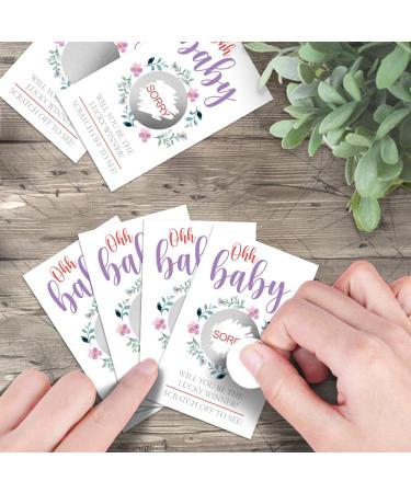 Haizct 50 Pack Blank Gift Certificate Scratch Off Cards - Ideal for Small Businesses, Spas, Salons, and Events - Purple Flowers Design - Buy Online on GoSupps.com