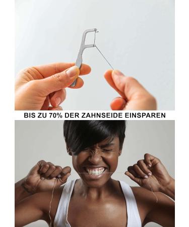 Geordinary Sustainable Tooth Cleaning Set - 6x Activated Carbon Dental Floss | Bamboo & Corn | 180m for Effective Tooth Whitening - Buy Online on GoSupps.com