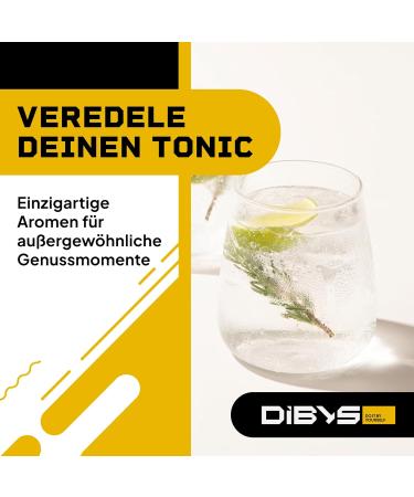 Dibys XL Tonic Spice Set | 12 Botanicals & Recipe Cards | Perfect Gin Tonic Gift for Men & Women | Premium Wooden Box Accessories - Buy Online on GoSupps.com