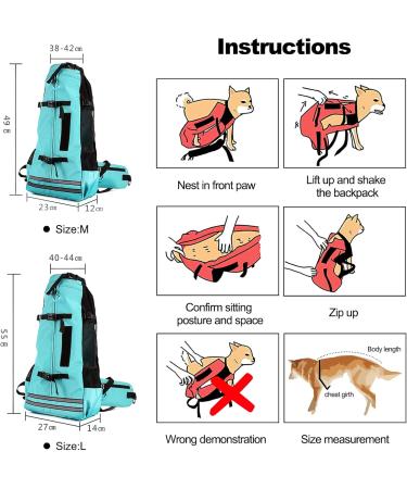 Galat e Adjustable Backpack for Small & Medium Dogs - Easy to Transport Perfect for Outdoor Walks Hiking & Travel (M Black) - Shop Now! - Buy Online on GoSupps.com
