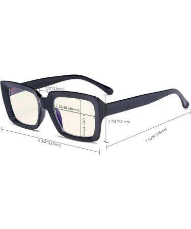 CessBlu Ladies Oversized Blue Light Filter Glasses - UV Blocking Computer Readers in Tortoise Style 2.5x Magnification - Buy Online on GoSupps.com