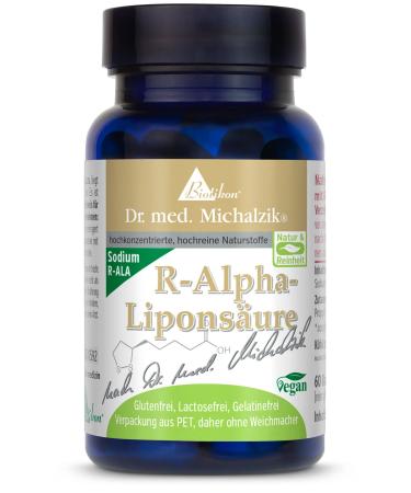 R-Alpha lipoic acid according to Dr.med.Michalzik important body-owned substance 200 mg pure R-alpha lipoic acid per capsule-without additives 60 vegan capsules 60 pieces (1 Pack) - Buy Online on GoSupps.com