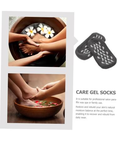 FRCOLOR 1 Pair Gel Socks Lotion Socks Ladies Socks Cracked Feet Socks Women Sock Feet Moisturizing Socks Footies Socks for Women Womans Socks Womens Vegetable Gel Boots Optional - Buy Online on GoSupps.com