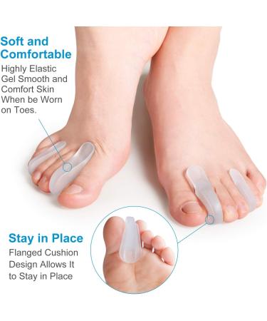 Buy Bukihome Silicone Toe Separator - 8 Pieces for Bunion Relief & Overlapping Toes | Best Toe Spacers for Comfort - Buy Online on GoSupps.com