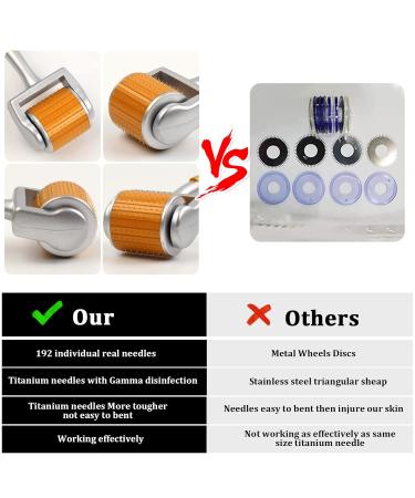Dermaroller 2.0 mm | Titanium Microneedle for Face & Body | Boost Beard Growth & Reduce Hair Loss - International Shipping - Buy Online on GoSupps.com