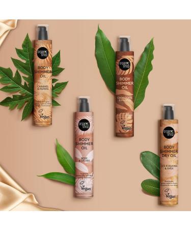 Organic Shop Body Oil Rose & Lychee 100ml - Buy Online on GoSupps.com