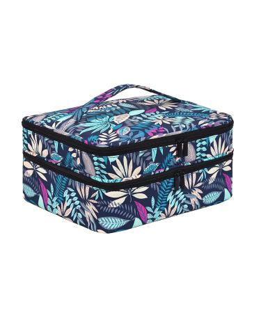 LYFFXYH Nail Polish Carrying Case Portable Nail Polish Holder Holds 42 Bottles(15ml) Double-layer Storage Bag for Nail Polish and Manicure Set(Leaf-Holds 42 Bottles) Green leaf-Hold 42 Bottles - Buy Online on GoSupps.com
