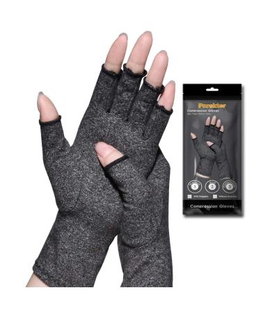 Arthritis Gloves New Material  Compression for Arthritis Pain Relief Rheumatoid Osteoarthritis and Carpal Tunnel  Premium Compression & Fingerless Gloves (Dark Gray  M) Dark Gray Medium (Pack of 1)