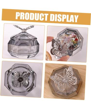 FRCOLOR Crystal Glass Manicure Cup Dappen Dish Zinc Alloy Nail Manicure Tools - Buy Online on GoSupps.com