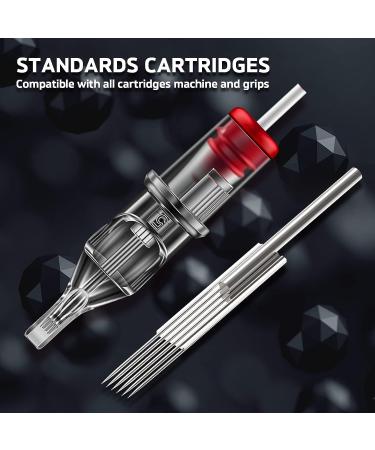Jconly 40pcs 0.35mm Mixed Needles 1207RM 1209RM 1211RM 1213RM 5/7/9/11 M1 - Precision Tattoo Needles Set - Buy Online on GoSupps.com